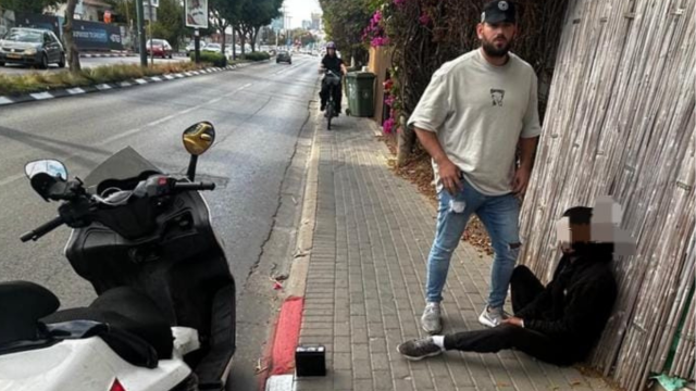 החשוד העצור, מצבר חשוד כגנוב והקטנוע