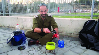 ד"ר שגיא בלבן במילואים. "ידעתי ששם מקומי"