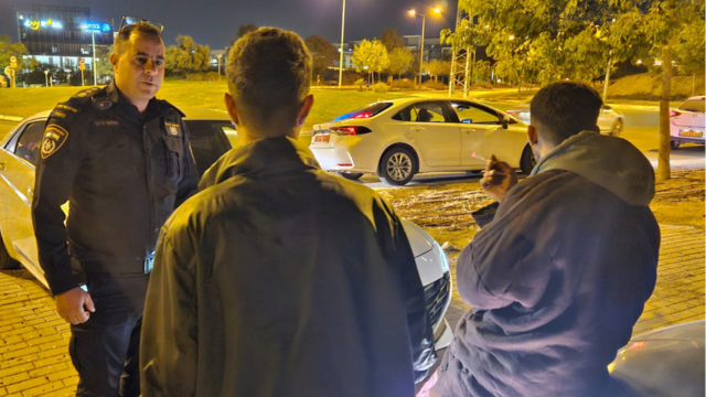 הפעילות המשטרתית באזור שכונת רמות באר שבע