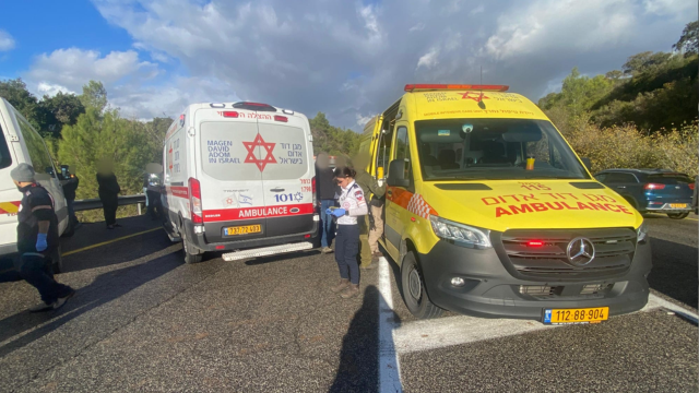 תאונת דרכים קטלנית כביש 762 26.11.24