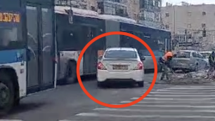 תיעוד הנהג העבריין