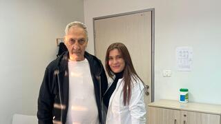 ד"ר מיאדה דיאב עם המטפל אליהו יפרח