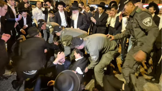 הפגנת חרדים בני ברק