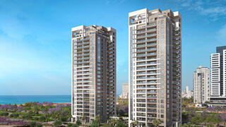 המגדלים של צרפתי בפרויקט sea&park בבת ים
