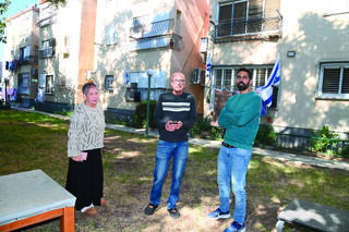 דיירי הבניין בבאר שבע