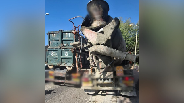 המשאית שנתפסה בפתח תקוה
