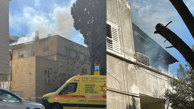 שריפה פיקא חיפה