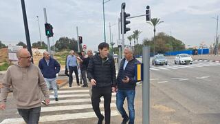 הרמזורים החדשים ברחוב אחדות ישראל פתח תקוה