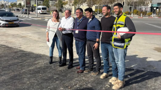 חניכת מגרש החנייה החדש