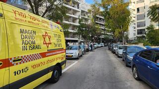 מזירת התאונה הקטלנית באתר בנייה בראשון לציון