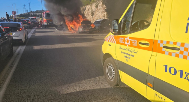 תאונה קשה בכביש 6400