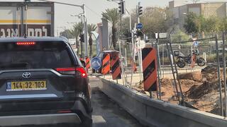 ניידת של היחידה הטקטית בצומת סגולה הבוקר 18.3.25