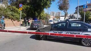 זירת ניסיון הרצח בבת ים