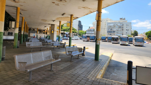 תאונה בתחנה מרכזית כפר סבא