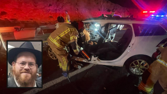 זירת התאונה הקטלנית בחיפה