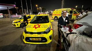 מזירת האירוע במגרש הכדורגל בחולון 