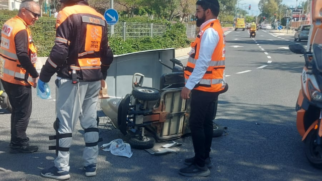 תאונת הקלנועית בחיפה