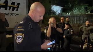 היערכות המשטרה במושב מזור