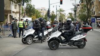 היערכות קודמת של משטרה באזור בני ברק