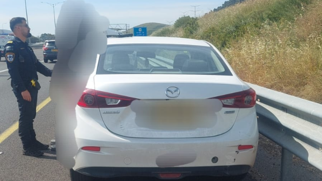 מעצר החשוד השני במהלך רכב ובו רכוש גנוב