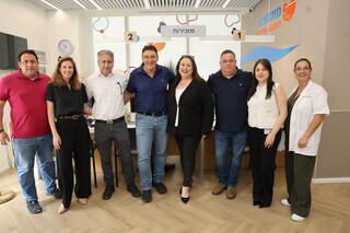 חנוכת מרפאת אולימפיה קופת חולים מאוחדת
