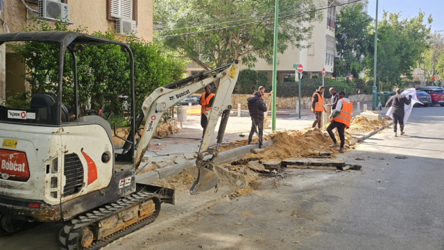 עבודות תשתית בשכונת רמת ורבר פתח תקוה