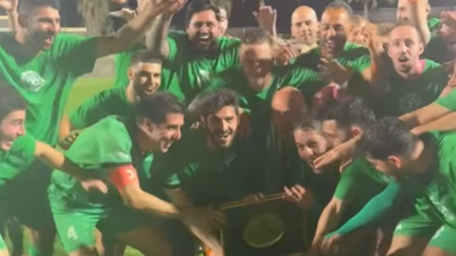 שמחת השחקנים האחרי המשחק