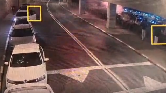 החשודים בהצתה בחיפה בתיעוד מצלמות המוקד