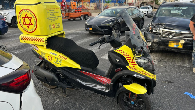תאונת דרכים שדרות ההסתדרות חיפה 12.5.25