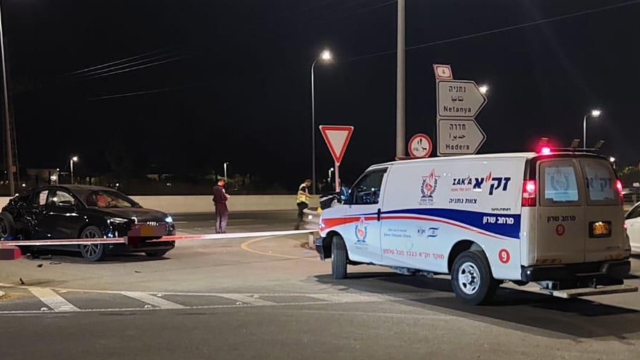 זירת התאונה