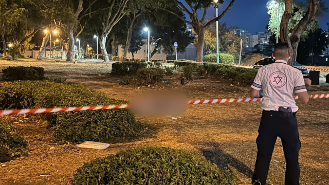 גבר נמצא ללא רוח חיים בפארק סולד בקרית ים