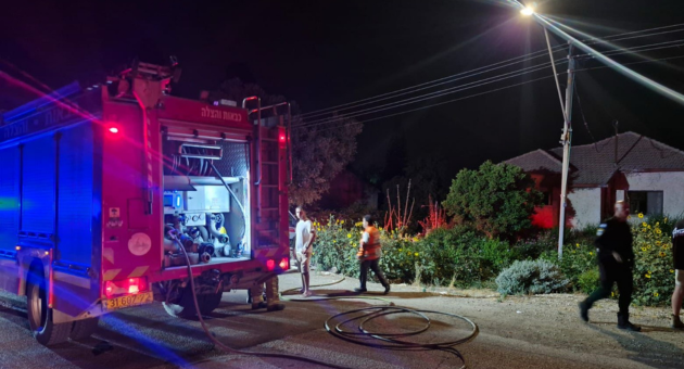 זירת האירוע בבית שערים