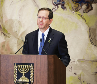 נשיא המדינה יצחק הרצוג