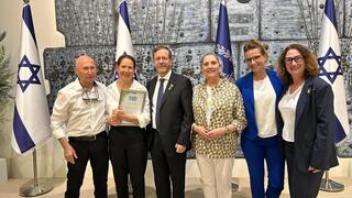אודליה בבית הנשיא 