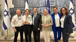 אודליה בבית הנשיא 