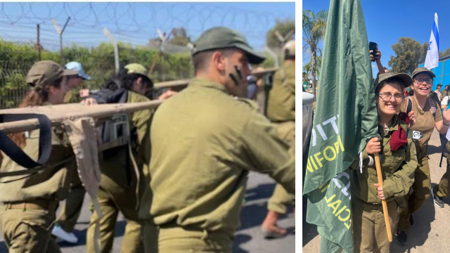 תלמידות ותלמידי סאלד בבסיס הקומנדו