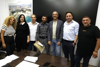טקס הענקת קביעות לעובדי עיריית חדרה