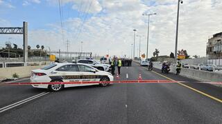 זירת פיצוץ הרכב של לחיאני באיילון