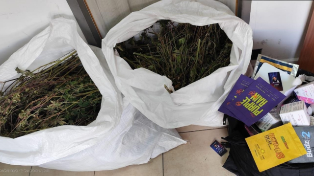 הסמים שנתפסו בדירה בקרית מוצקין