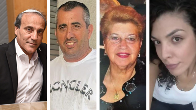 מימין: אפרת סרנגה, בלינה אשכנזי, מיכאל נחום, מאיר (מירו) ווקנין זכרם לברכה