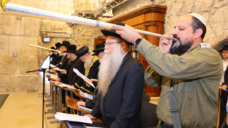 התפילה המיוחדת בכותל המערבי