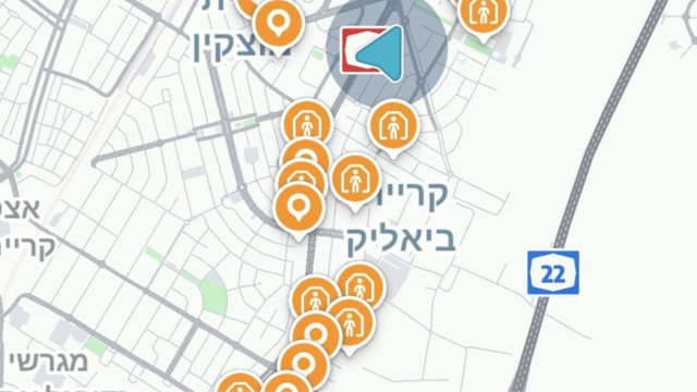 ניתן לחפש באפליקציית הניווט וויז "מקלט חירום" או "מקלט"