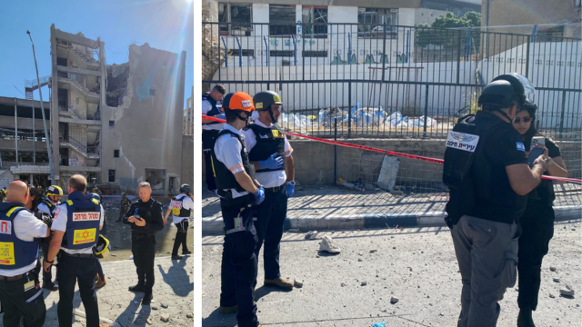 פגיעת טיל בחיפה 20.6.25