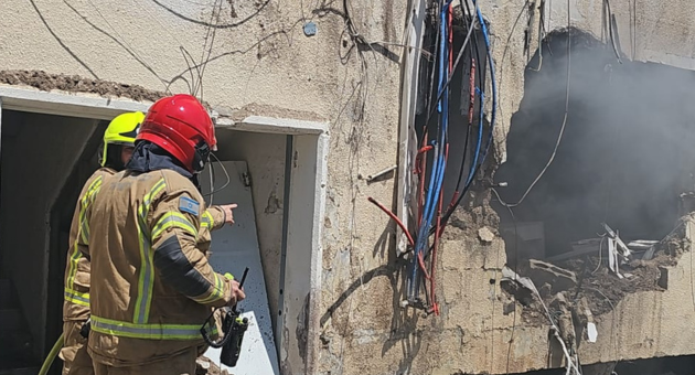 זירת נפילת הכטב"ם בבית שאן
