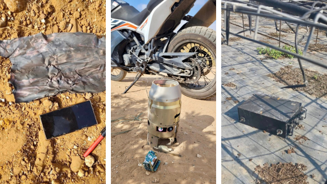שברי ירוט ורסיסים ברחבי המועצה האזורית דרום השרון