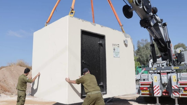 הצבת מיגוניות ברחבי הוד השרון