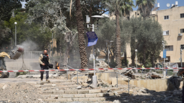 נפילת הטיל בחיפה 22.6.25