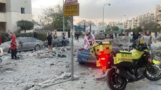 זירת האירוע בבאר שבע
