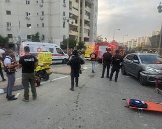 זירת האירוע בבאר שבע