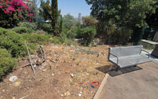 העצים נעקרו למגינת לב התושבים של רמות